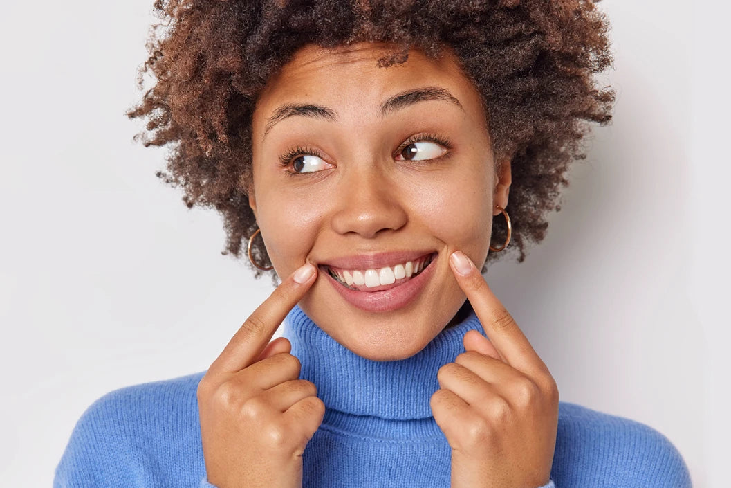 a young lady smiling