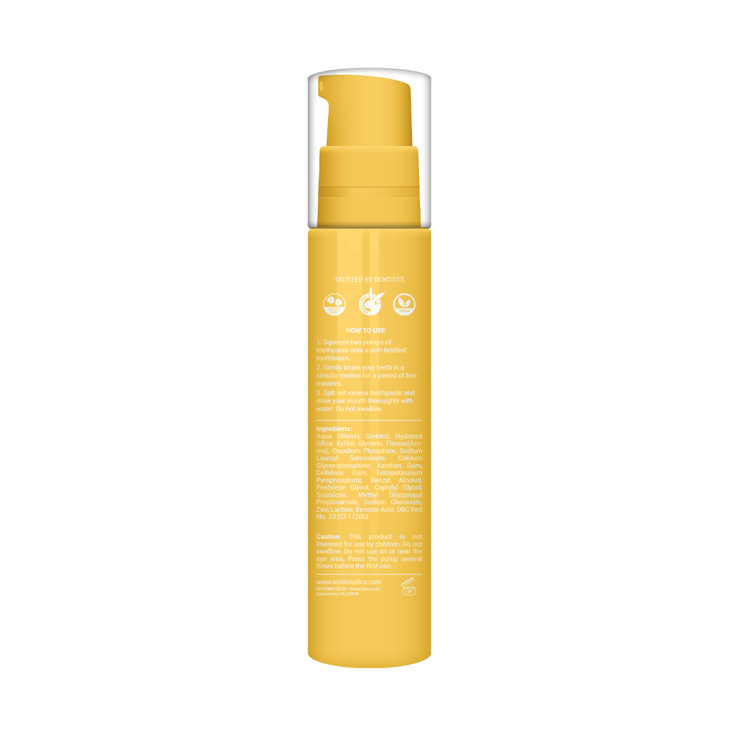 mango sorbet flavored toothpaste