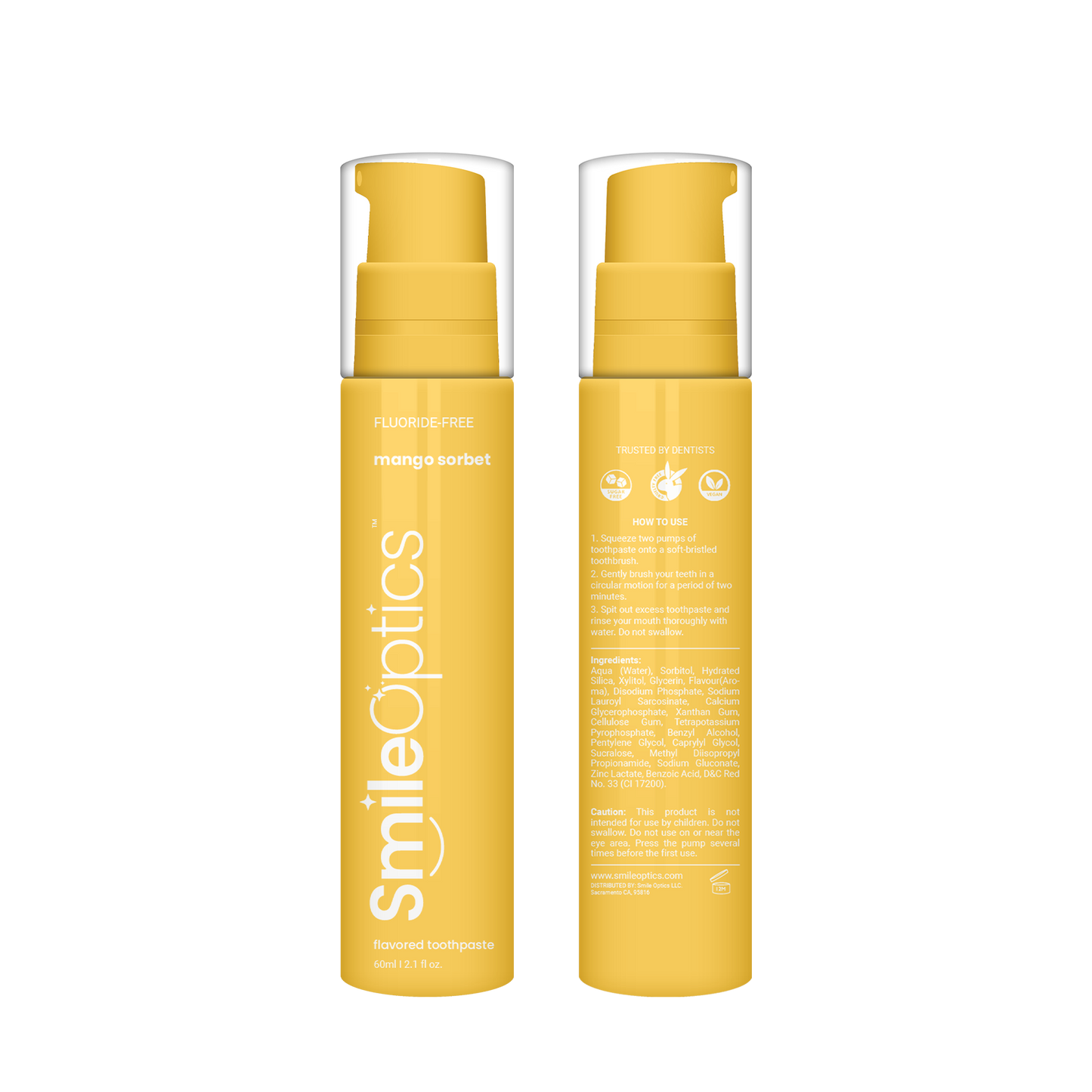 mango sorbet flavored toothpaste