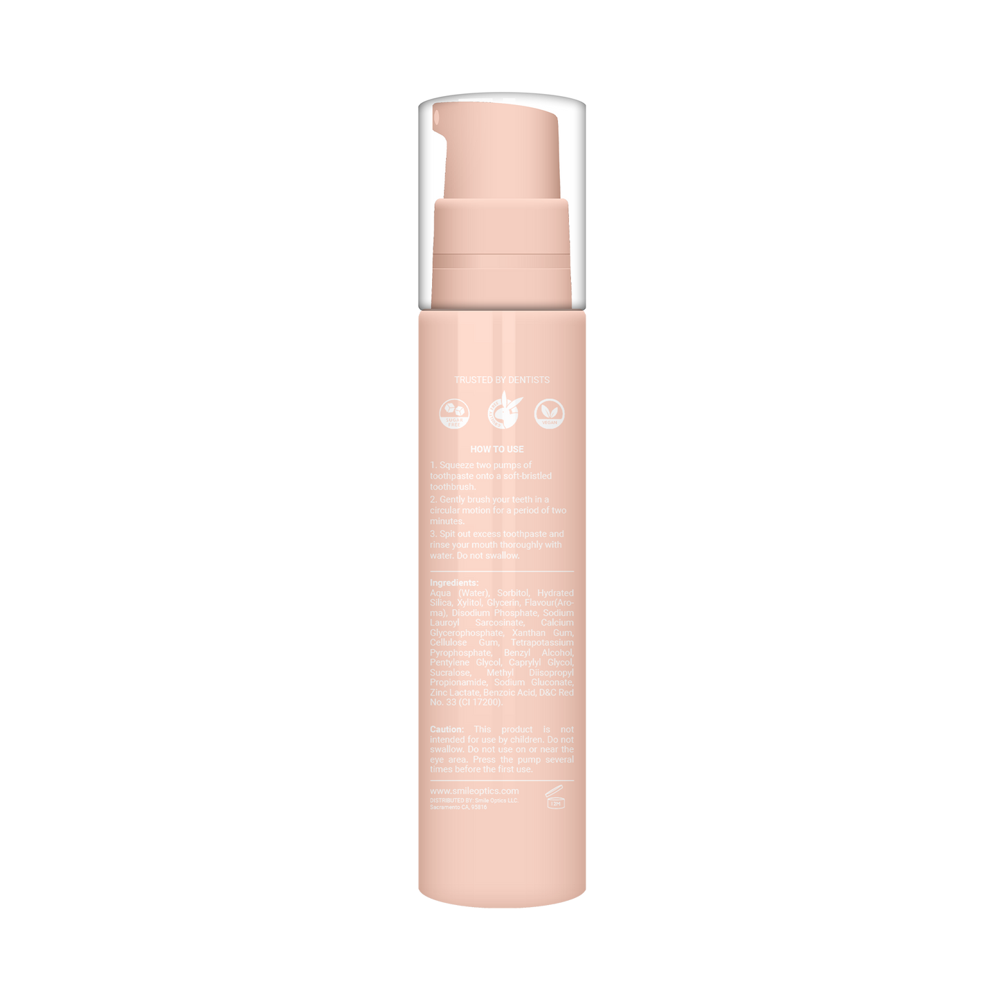 peach iced tea flavored toothpaste