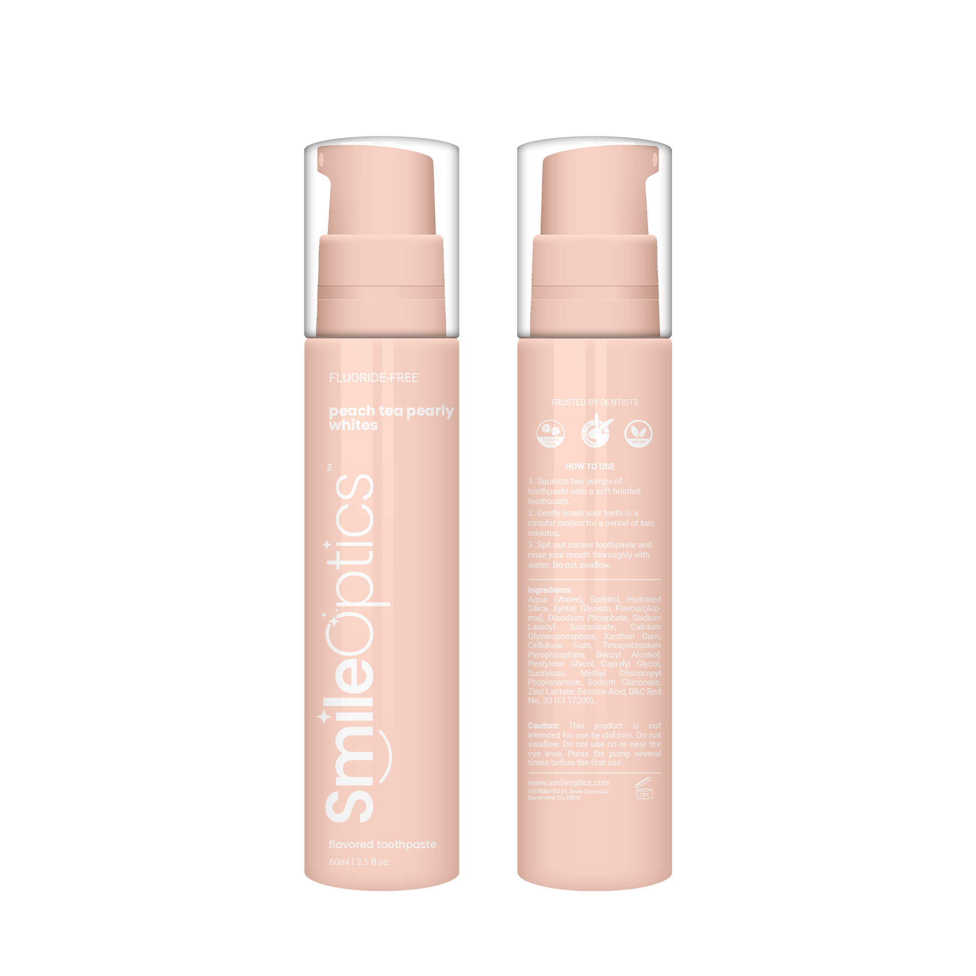 peach iced tea flavored toothpaste