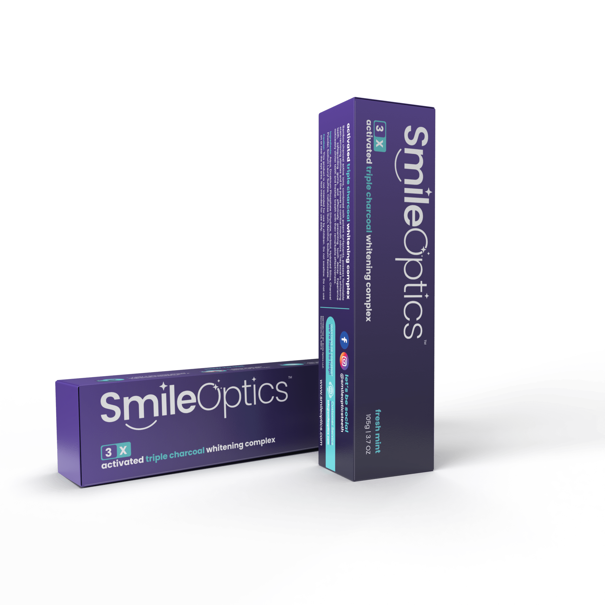 Activated Triple Charcoal Toothpaste – Smile Optics